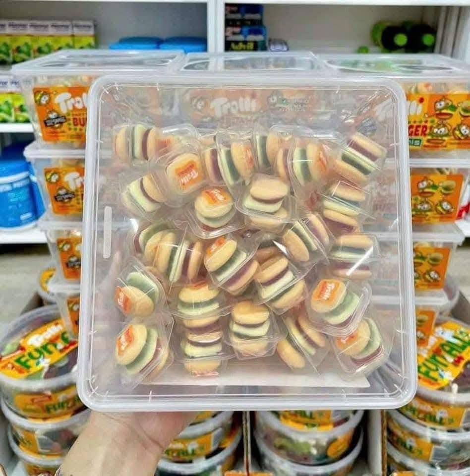 Kẹo Dẻo Mini Burger Trolli 600g
