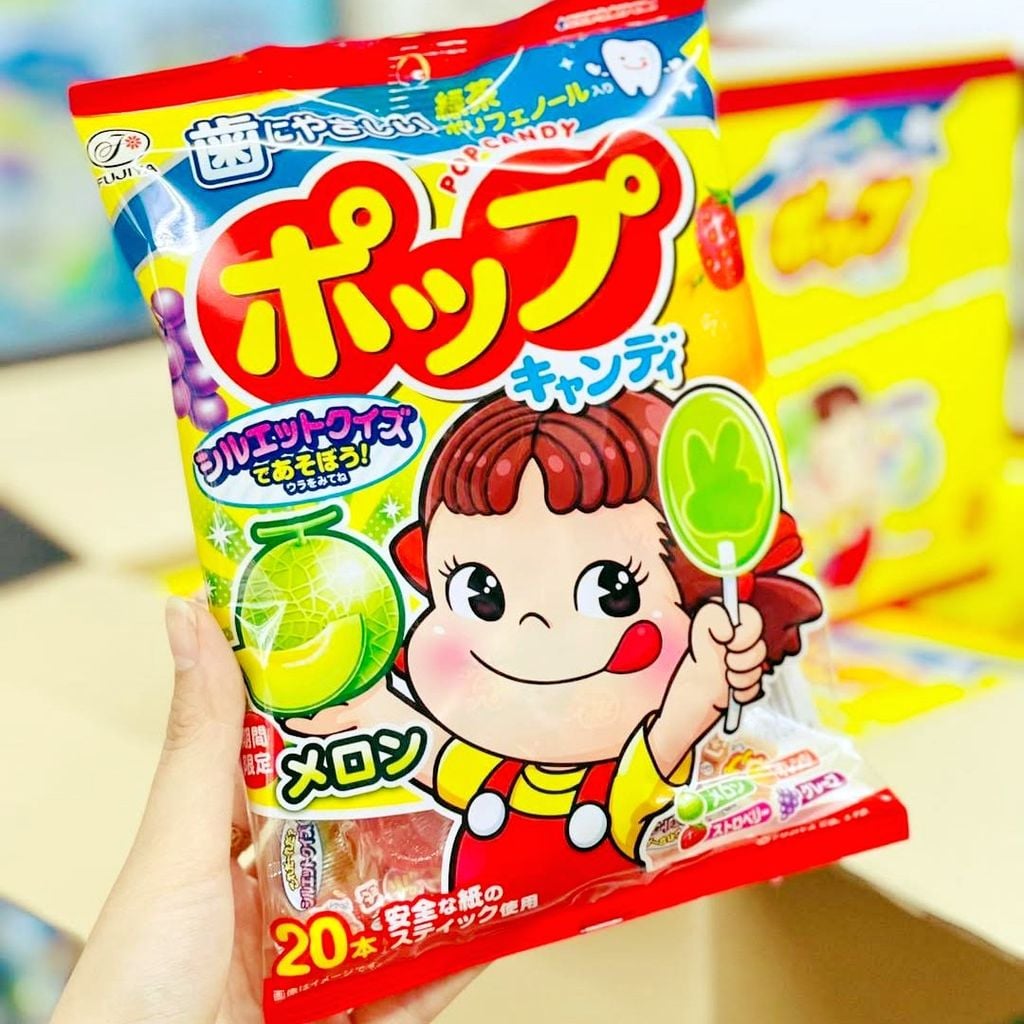 Kẹo Mút Trái Cây Chống Sâu Răng Fujiya - 20 cây x 4g