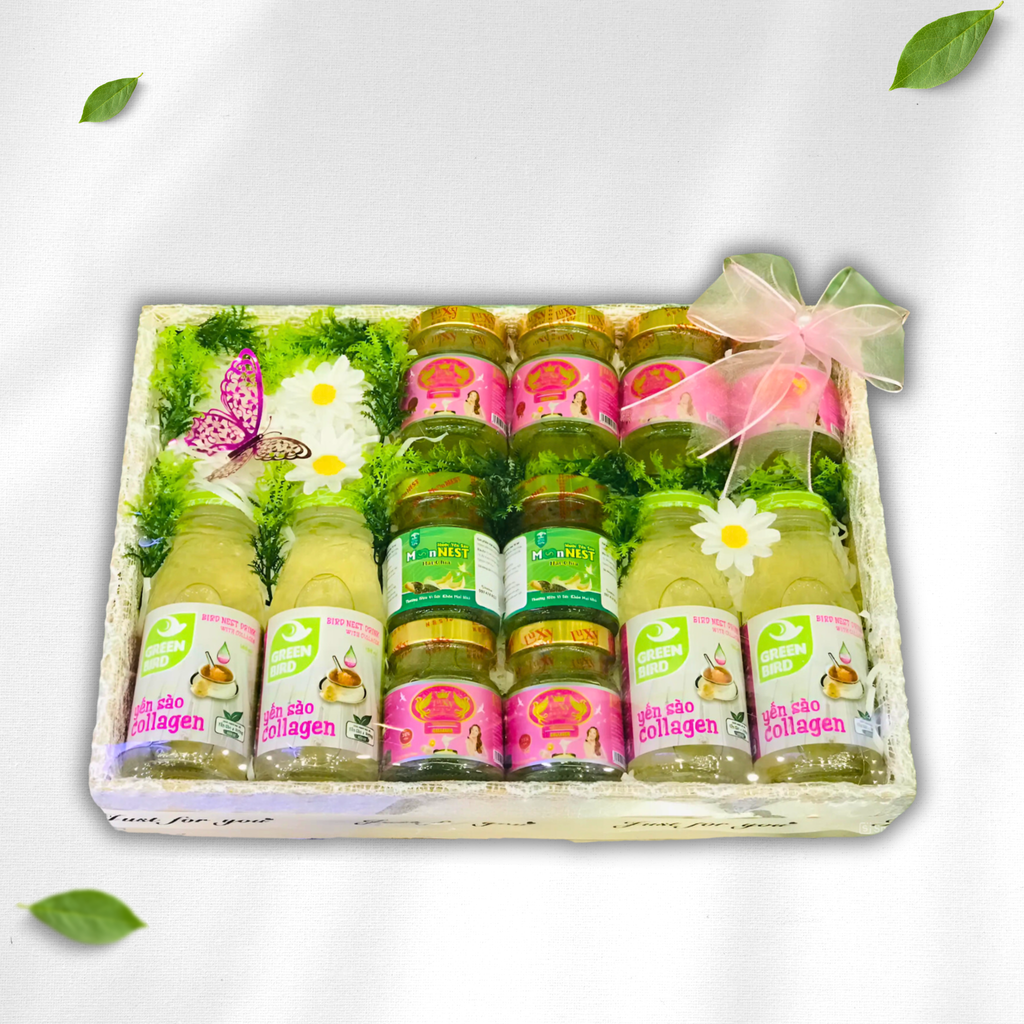 Set quà yến cao cấp tặng nhân viên ngày 8/3 - Set quà cao cấp