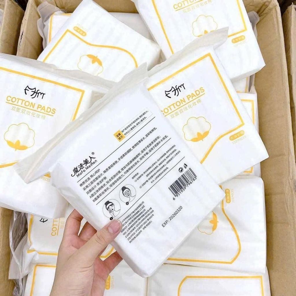 Bông Tẩy Trang Cotton Pads Magic Beauty - Túi 222 Miếng