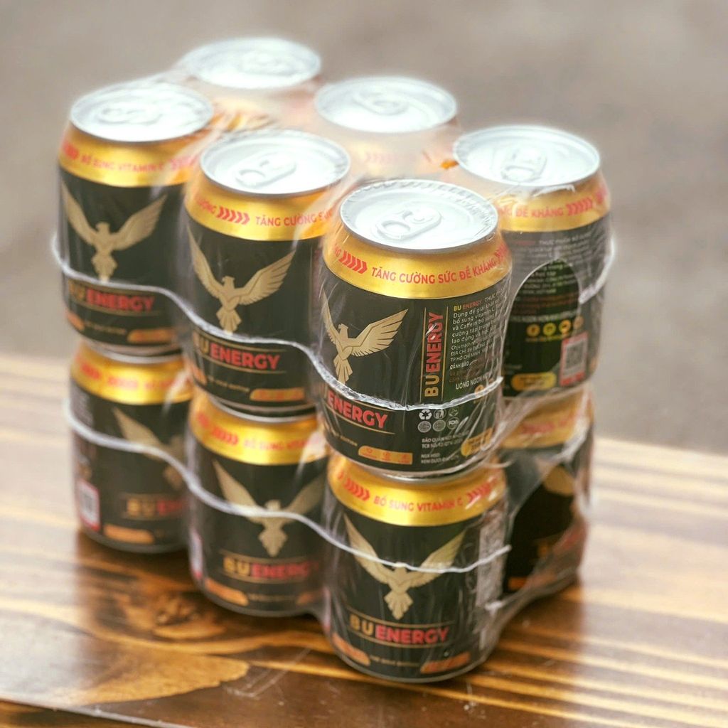 Nước Tăng Lực Không Ga Bu Energy - 250ml (Lốc 6 Lon)