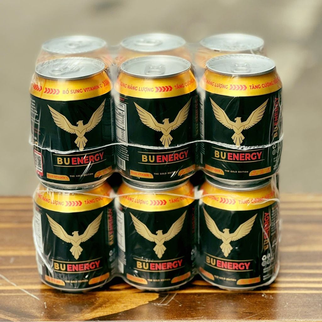 Nước Tăng Lực Không Ga Bu Energy - 250ml (Lốc 6 Lon)