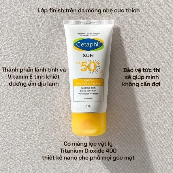 Kem Chống Nắng Cetaphil SPF50 – 50ml