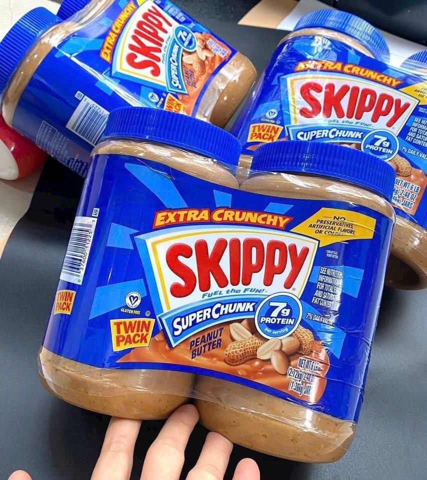 Bơ Đậu Phộng Skippy Peanut Butter Super Chunk - 1.36Kg