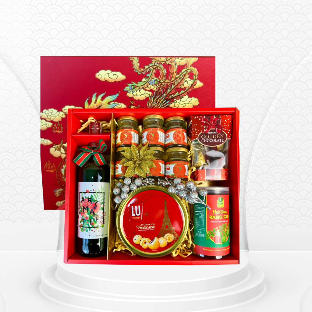 Giỏ Quà Tết Cao Cấp 2025 - An Thịnh Cát Tường