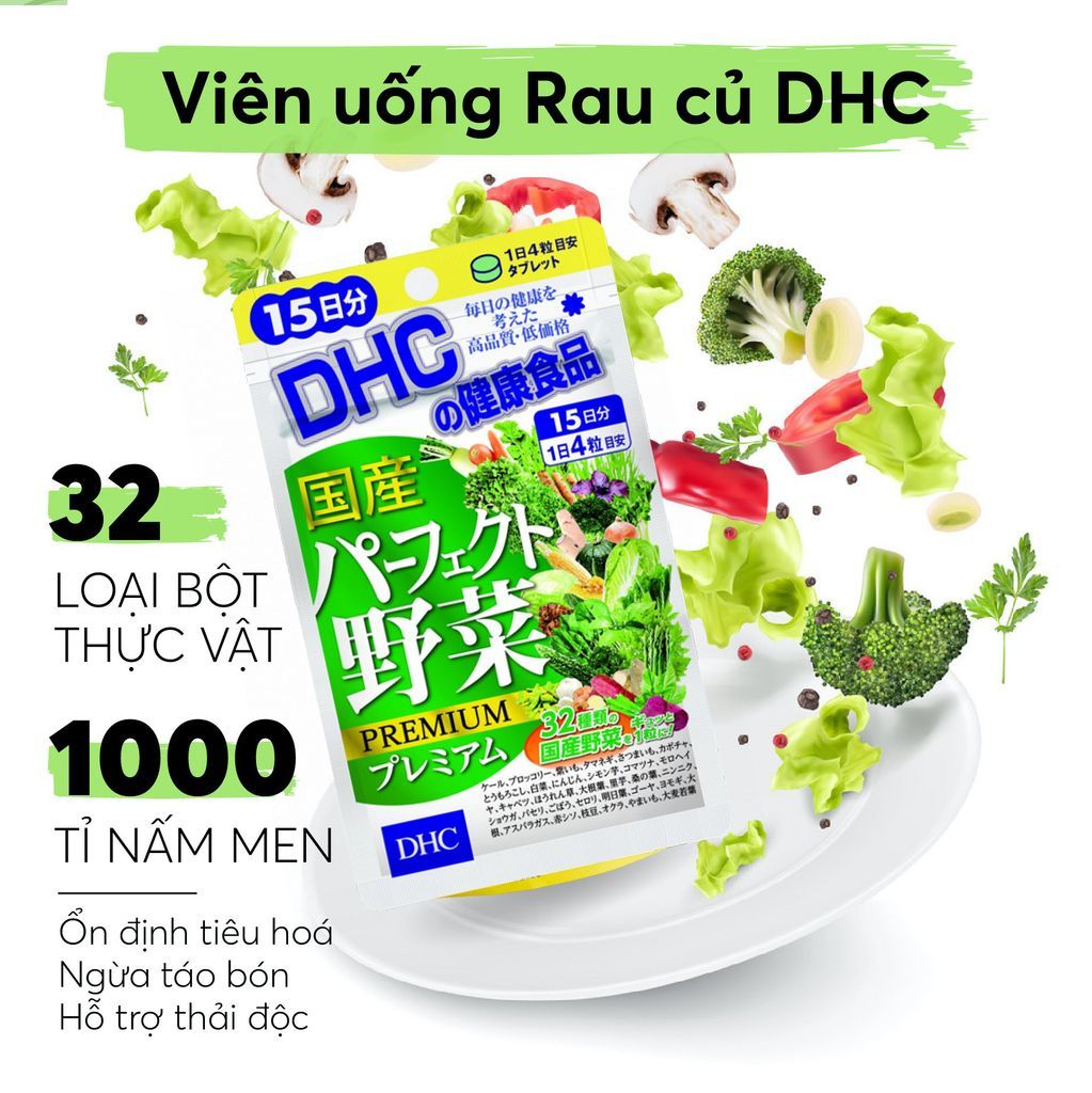 Viên Uống Rau Củ DHC - 240 Viên