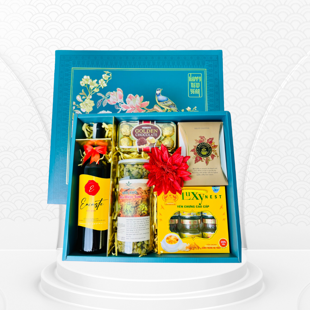 Giỏ Quà Tết Cao Cấp 2025 - Xuân Vinh Hoa