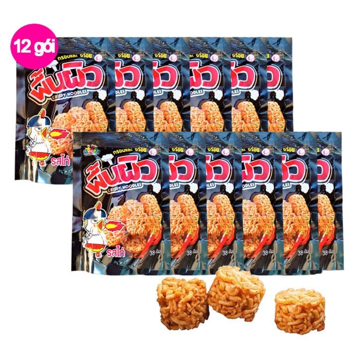 Lốc Snack Mì Viên Thái Lan - Lốc 12 gói