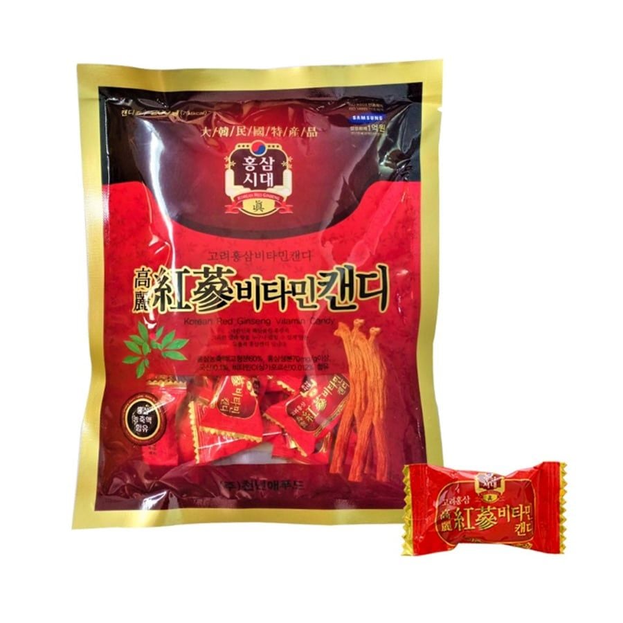 Kẹo Sâm Đỏ Sobaek Red Ginseng Candy 200g