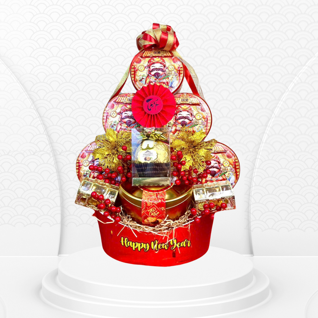 Giỏ Quà Tết Cao Cấp 2025 - Xuân Hạnh Phát
