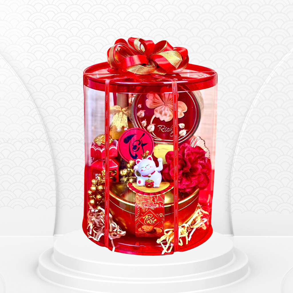 Giỏ Quà Tết Cao Cấp 2025 - Lộc Xuân