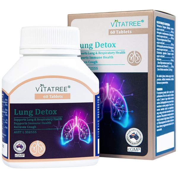 Thải Độc Phổi Vitatree Lung Detox 60 Viên - Úc