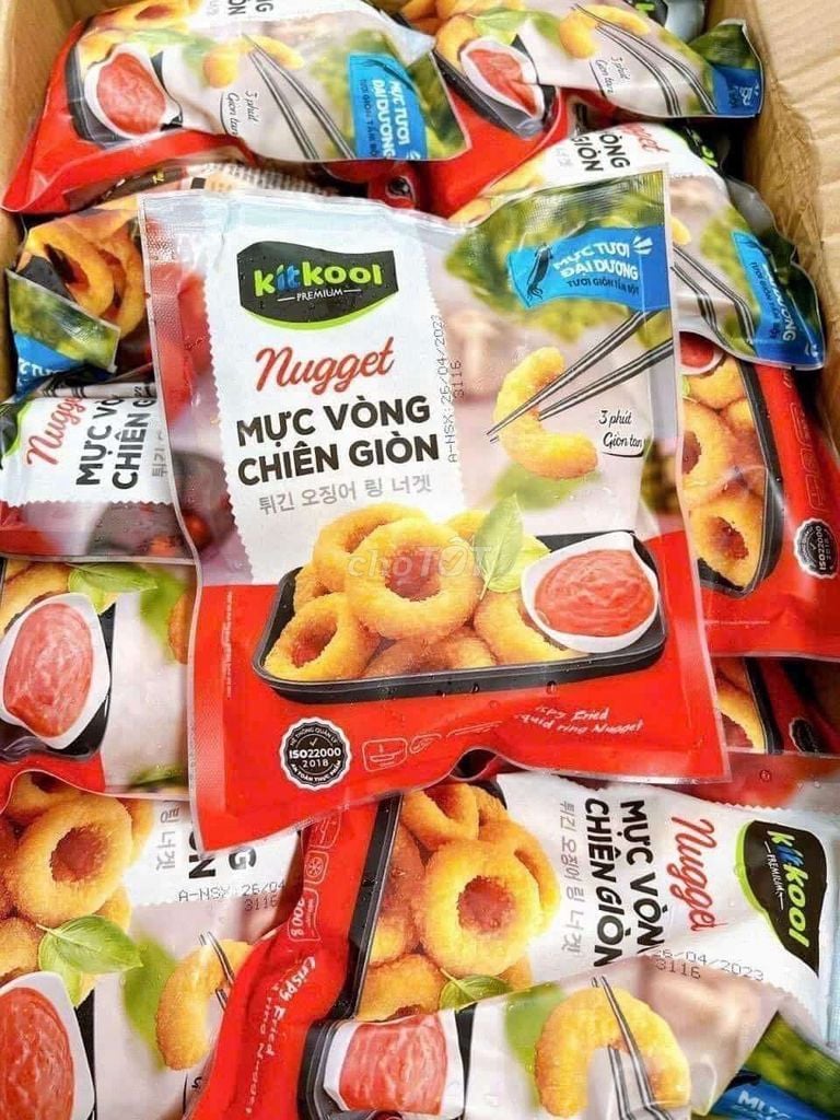 Mực Vòng Chiên Giòn Nugget 300g - Món ăn vặt ngon miệng và tiện lợi