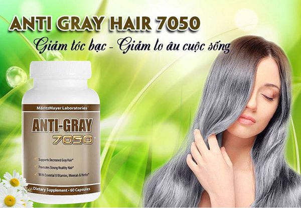 Viên Uống Tóc Bạc Anti Gray 7050 - 60 Viên