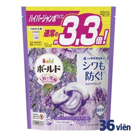 Viên Giặt Bold Nhật Túi 36 Viên