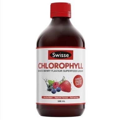 Nước Diệp Lục Dâu Việt Quốc Mâm Xôi Swisse Chlorophyll - Chai 500ml