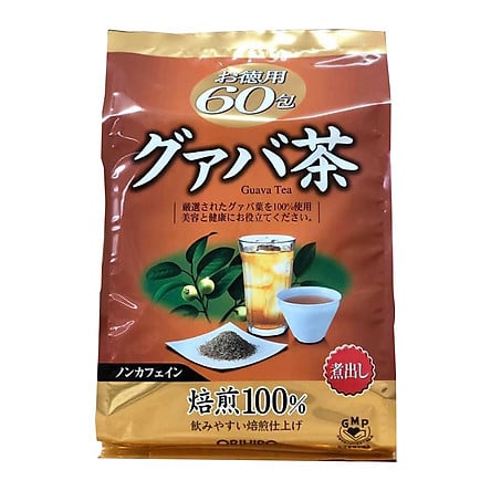 Trà giảm cân lá ổi Orihiro Guava 60 gói
