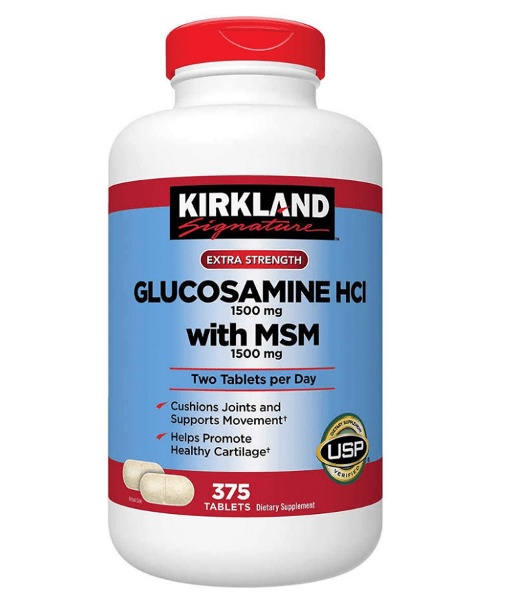 Viên Uống Bổ Khớp Kirkland Glucosamine HCL MSM 1500mg 375 Viên