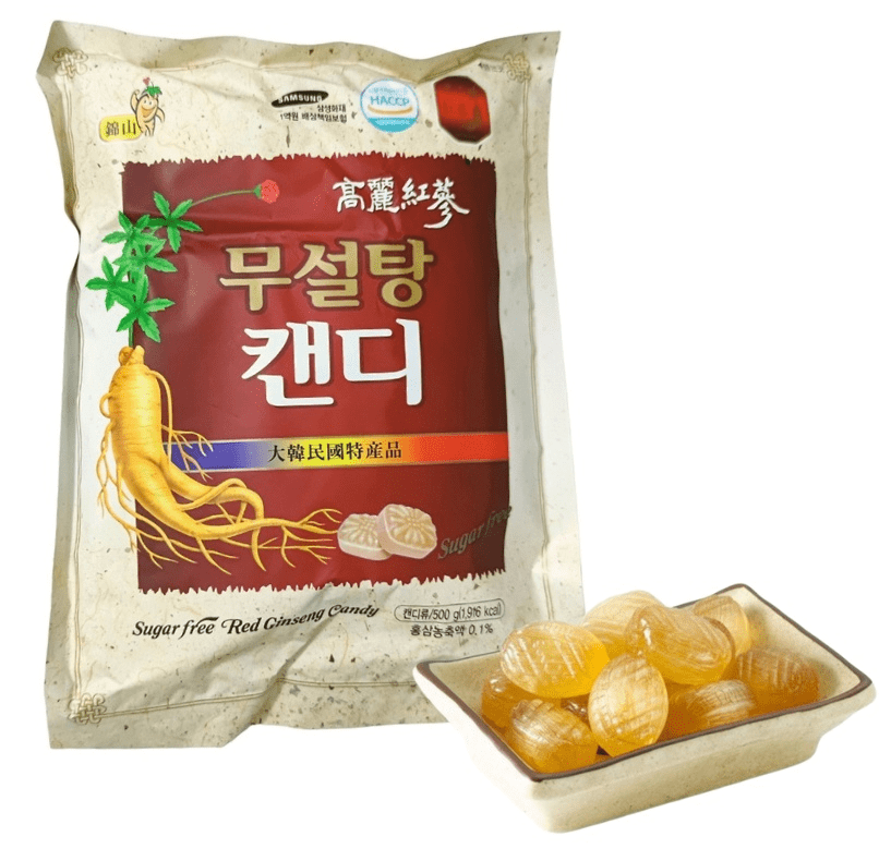 Kẹo Hồng Sâm Không Đường Hàn Quốc - 500g