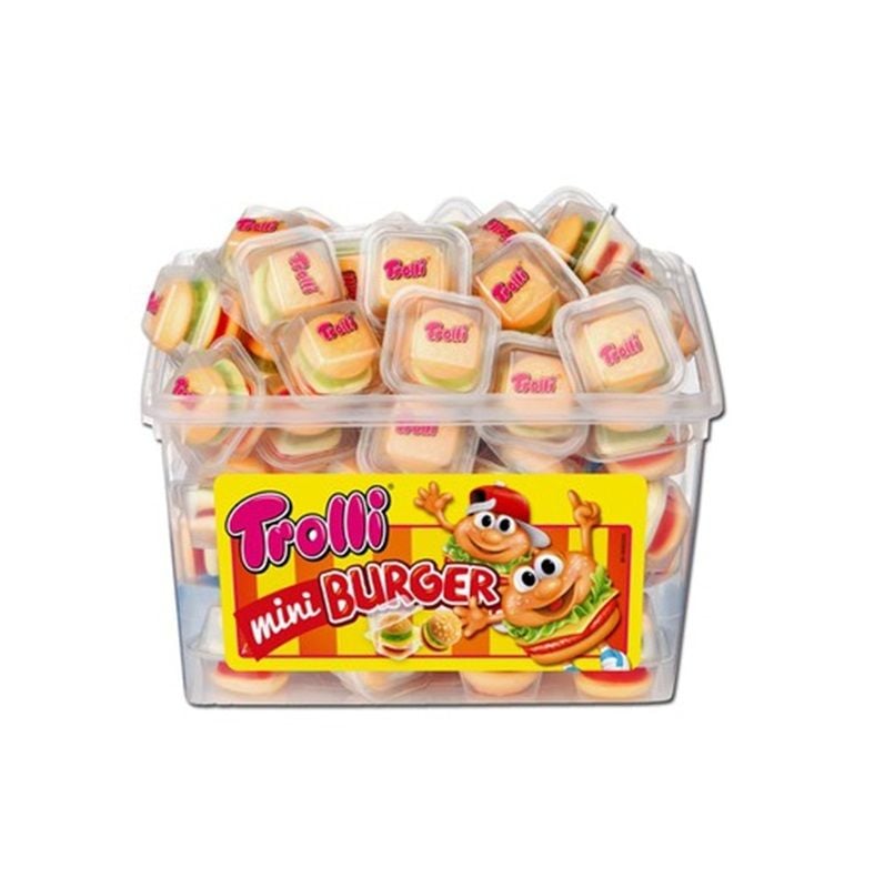 Kẹo Dẻo Mini Burger Trolli 600g