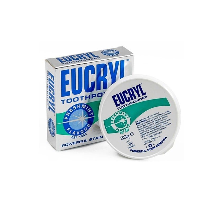 Bột Tẩy Trắng Răng Eucryl Toothpowder - 50g