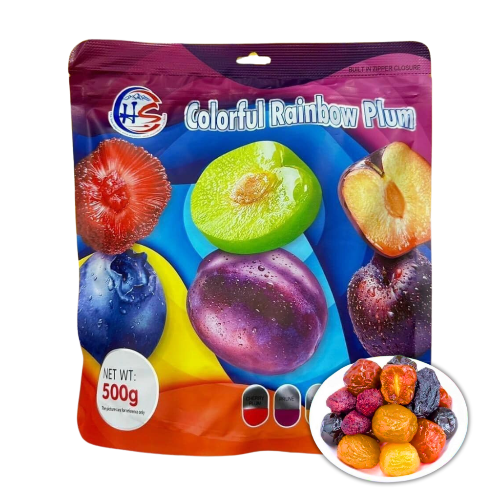 O Mai Colorful Rainbow Plum - Vị chua ngọt hòa quyện, đầy màu sắc - Túi 500g