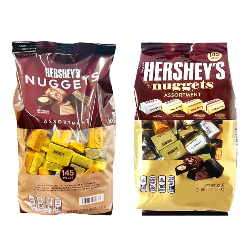 Socola Hershey's Nuggets Assortment 145 viên 1,47Kg Siêu Thị Luxy