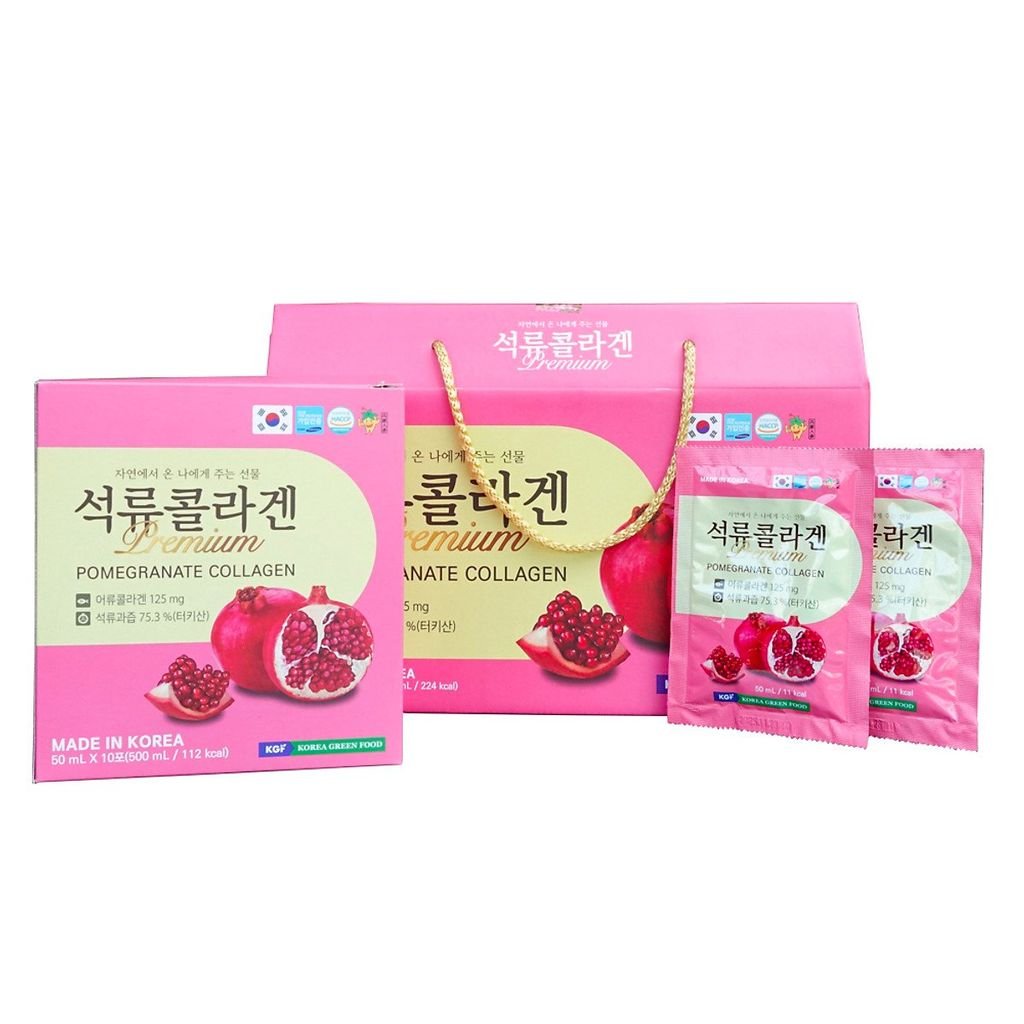 Nước Uống Collagen Lựu KGF Hàn Quốc - 20 Gói