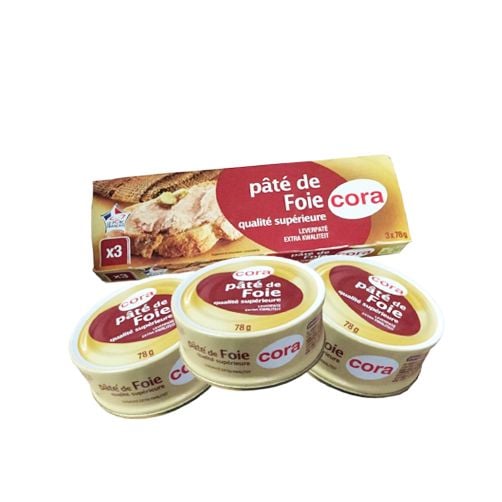 Lốc Pate Cora - 3 Hộp x 78g