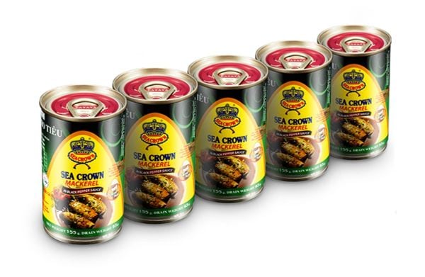 Cá Nục Kho Tiêu Sea Crown 5 Hộp x 155g