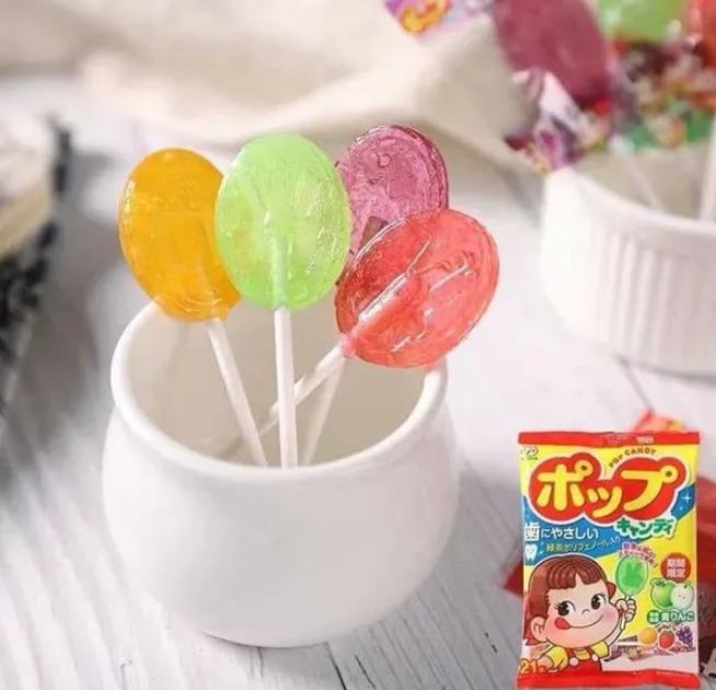 Kẹo Mút Trái Cây Chống Sâu Răng Fujiya - 20 cây x 4g