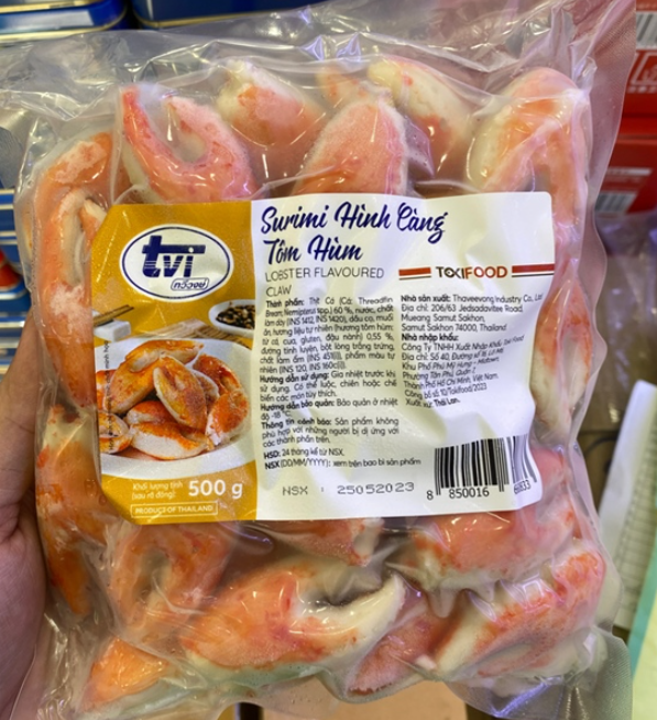 Surimi Hình Càng Tôm Hùm - 500g