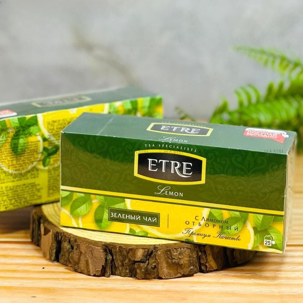 Trà Xanh Hương Chanh Dạng Túi Lọc Etre - Thanh Lọc Cơ Thể Cho Ngày Mới