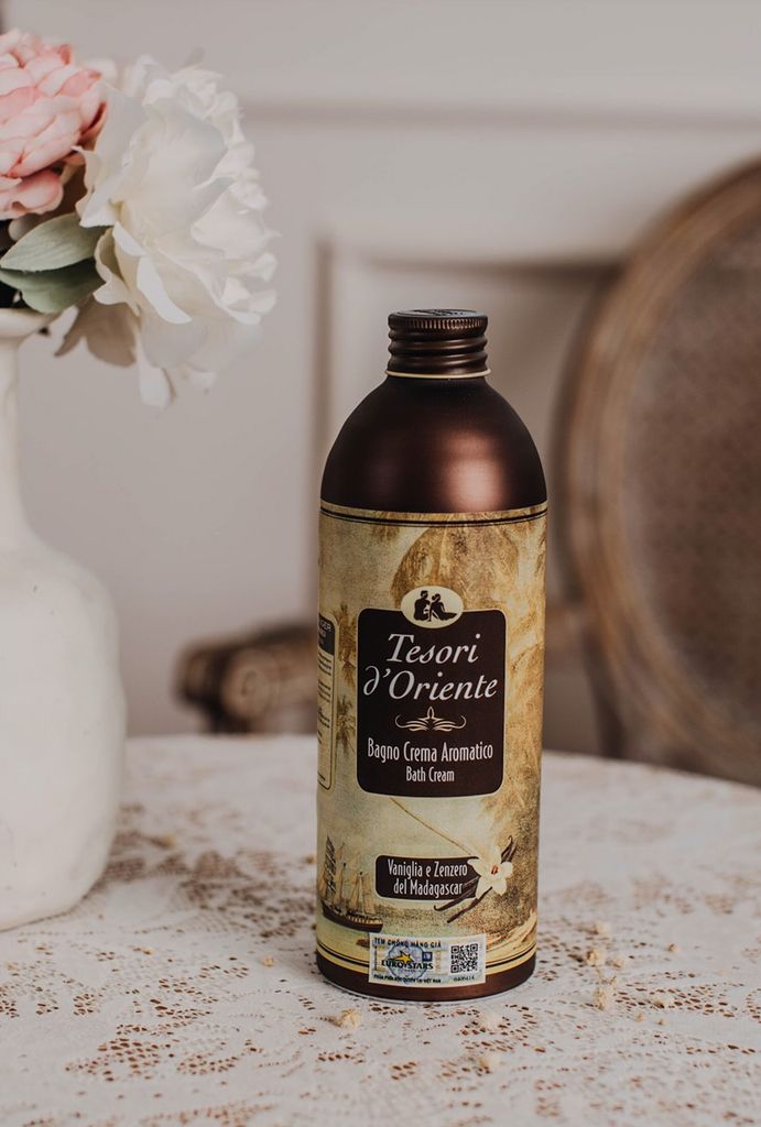 Chai ST Tesori 500ml Tinh Dầu Macca - VANILLA AND GINGER