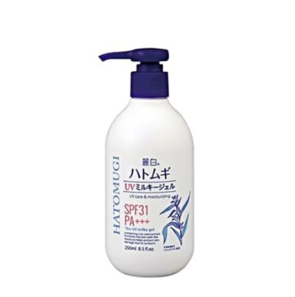 Sữa Dưỡng Thể Chống Nắng Hatomugi UV SPF31 PA+++ 250ml Nhật Bản