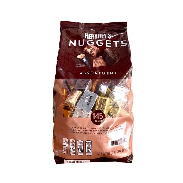 Socola Hersheys Nuggets Assortment - 1.47kg - 4 Vị 145 Viên
