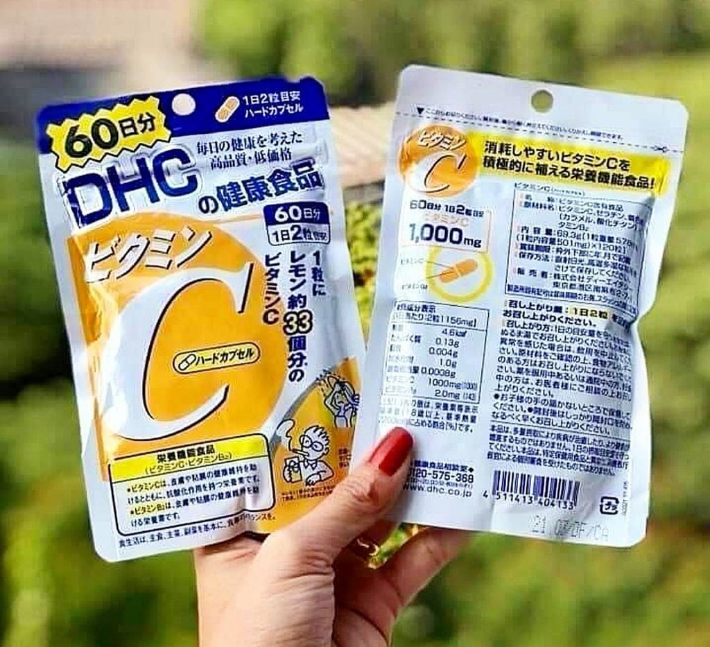 Viên Uống Vitamin C DHC - 120 viên x 60 ngày