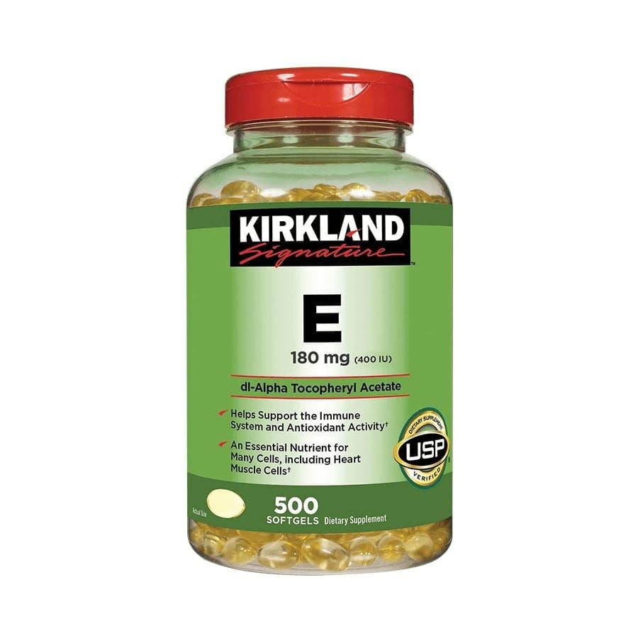 Viên Uống Vitamin E Kirkland Sgnature 400 I.U. 500 viên