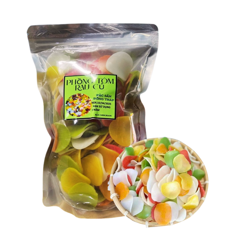 Bánh Phồng Tôm Rau Củ - 500G