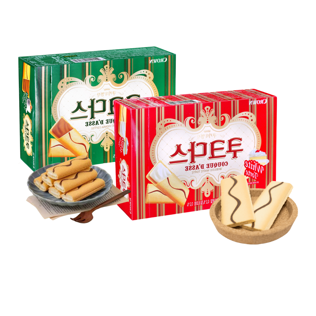 Bánh Quy Kẹp Kem Crown - 128g: Giòn Tan, Ngọt Ngào Hương Kem