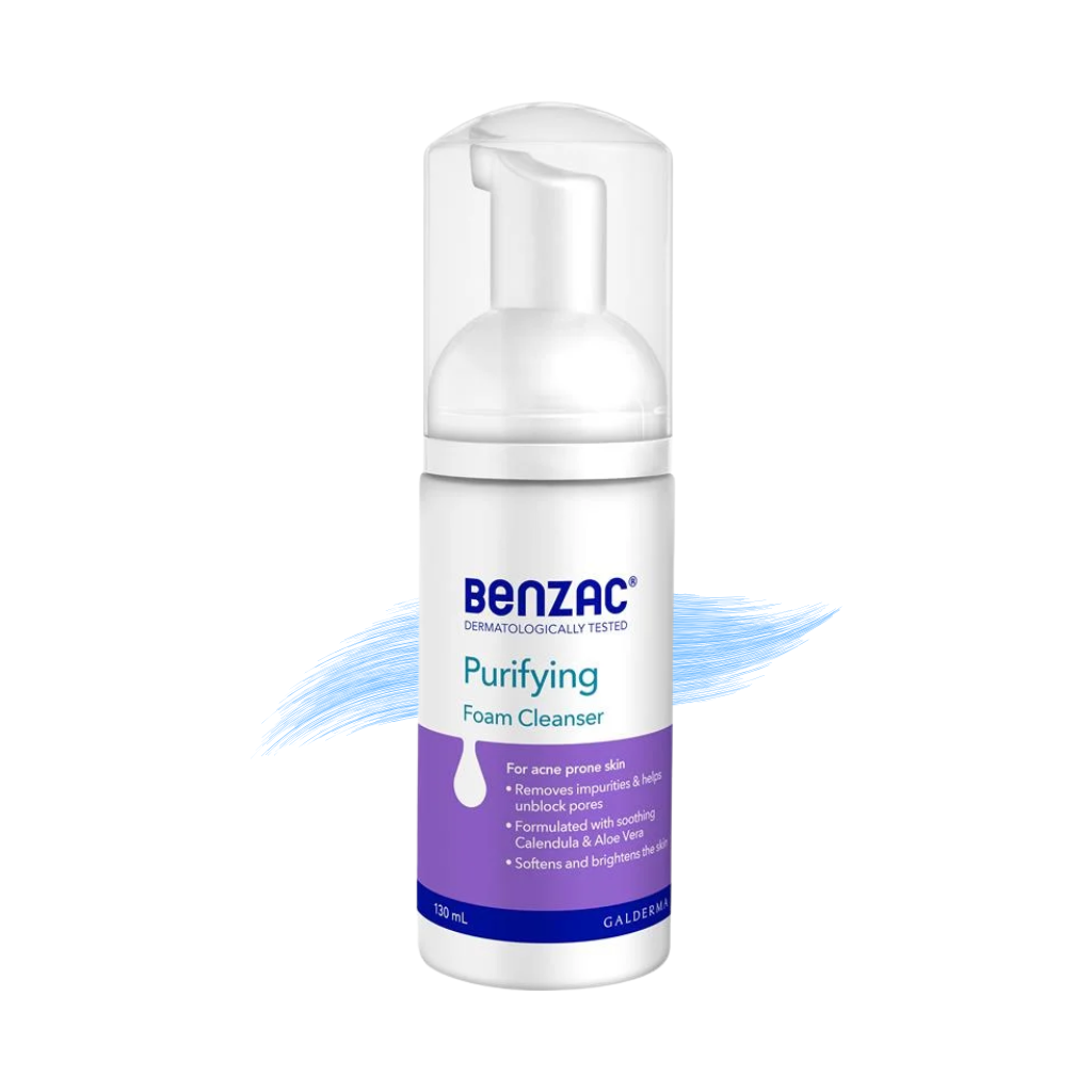 Sữa Rửa Mặt Benzac Sạch Bã Nhờn Dưỡng Ẩm – 130ml