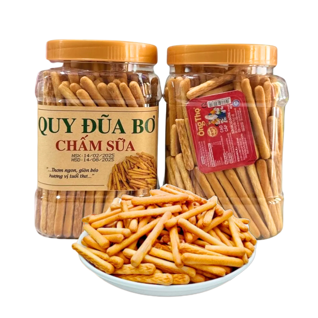 Bánh Quy Đũa Chấm Sữa - 500g