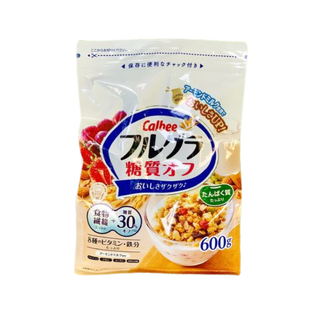 Ngũ Cốc Trái Cây Calbee Trắng Nhật 600g - 650g - Ít Đường