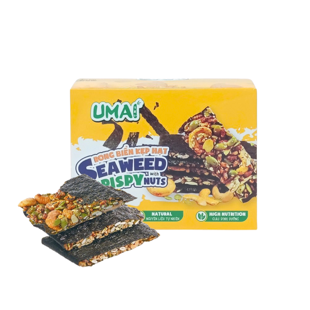 Bánh Rong Biển Kẹp Hạt UMAI - 200g