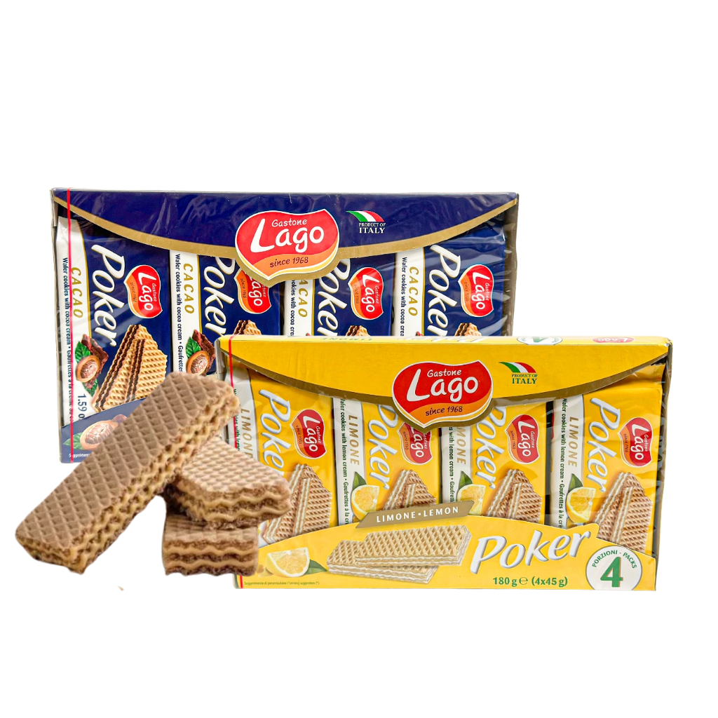 Bánh Xốp Kem Ý Lago Poker - 180g