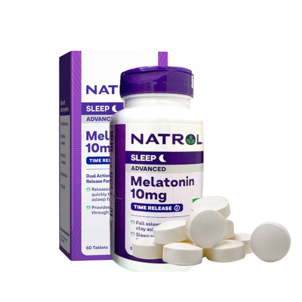 Viên uống Ngủ Ngon Natrol Melatonin Sleep 10mg 60 viên
