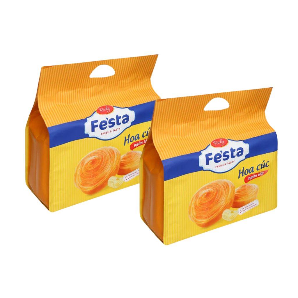 Bánh Mì Hoa Cúc Ngàn Lớp Richy Fe'sta - 120g