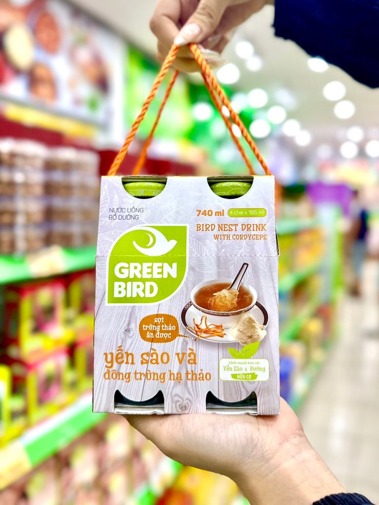 Nước Yến Sào Green Bird - Lốc 4 Chai