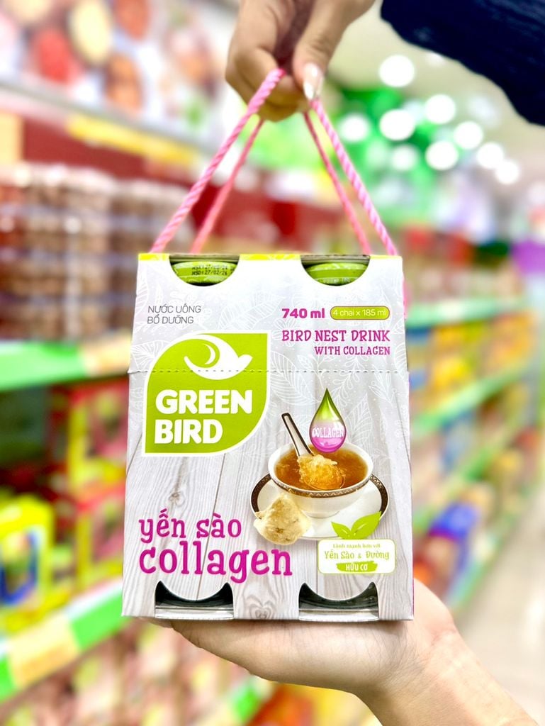 Nước Yến Sào Green Bird - Lốc 4 Chai