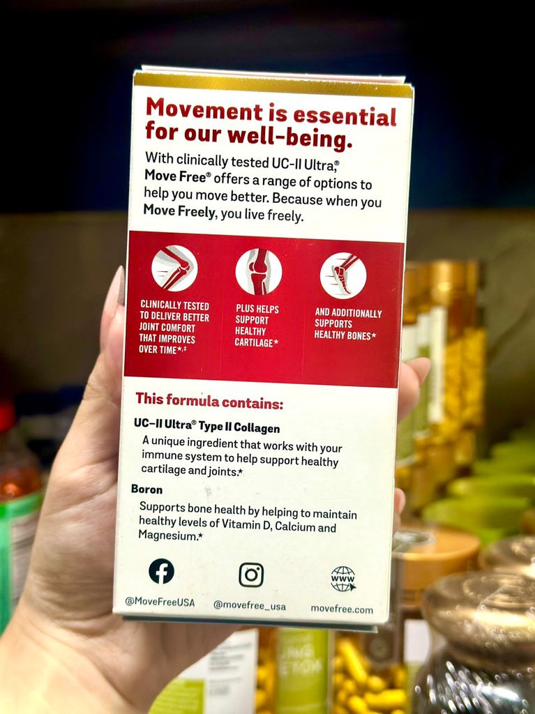 Viên Uống Bổ xương Khớp Schiff Move Free Ultra Triple Action 75 Viên Của Mỹ